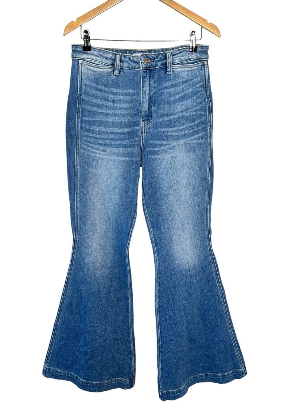 Kancan ultra high rise super flare jeans size 28